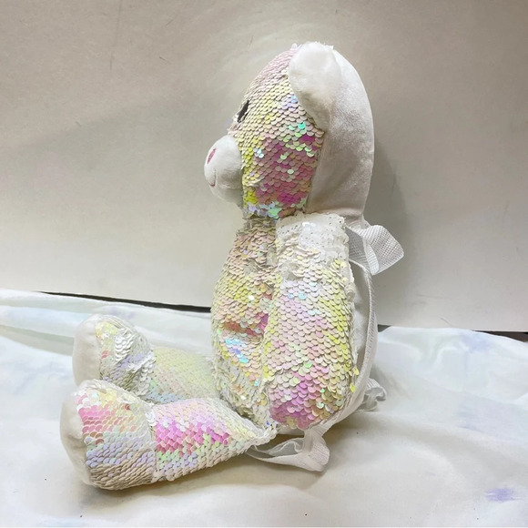 White sequence, teddy bear, backpack - Picture 2 of 10